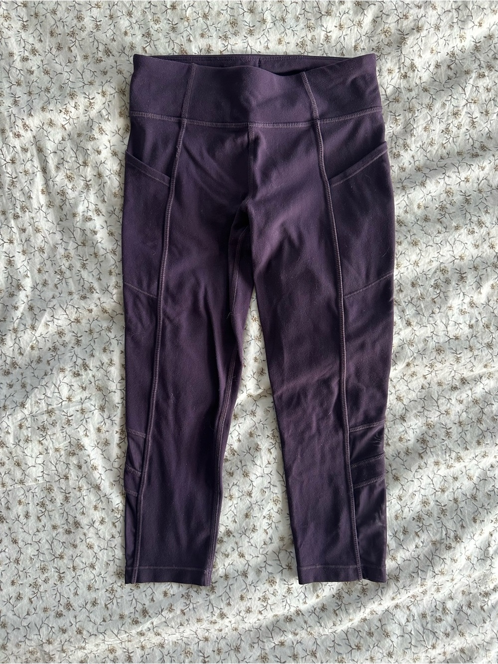 Athleta Plum Crop Leggings for Girls